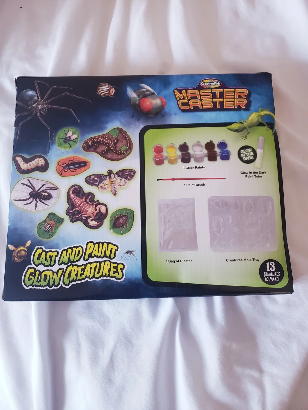 Cast and Paint Glow Creatures Kids Craft Kit